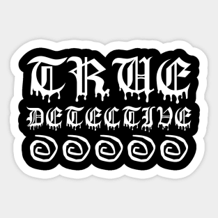 True Detective Swirl Sticker